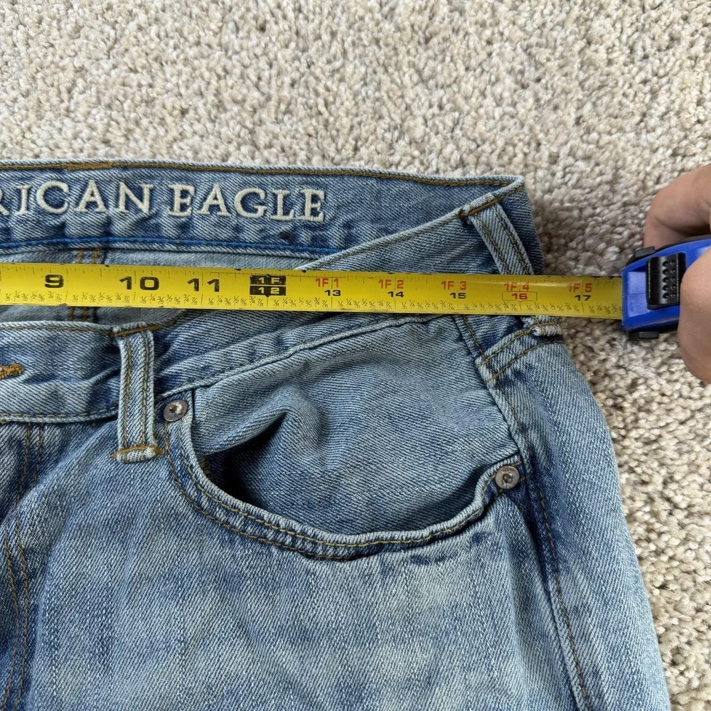 American Eagle Original Boot Jeans Mens 33x32 Medium Wash Blue Denim Bootcut